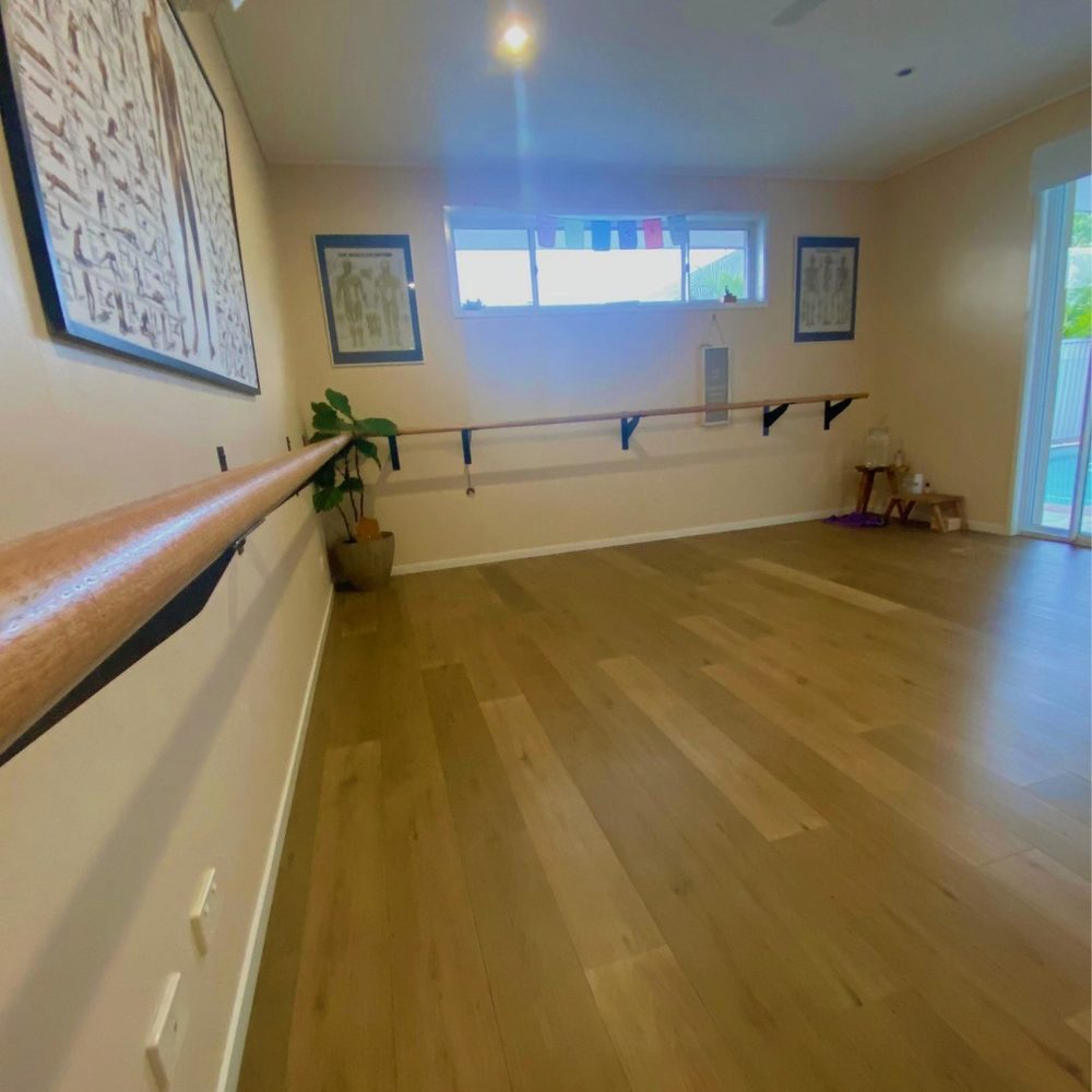 Studio wood floor